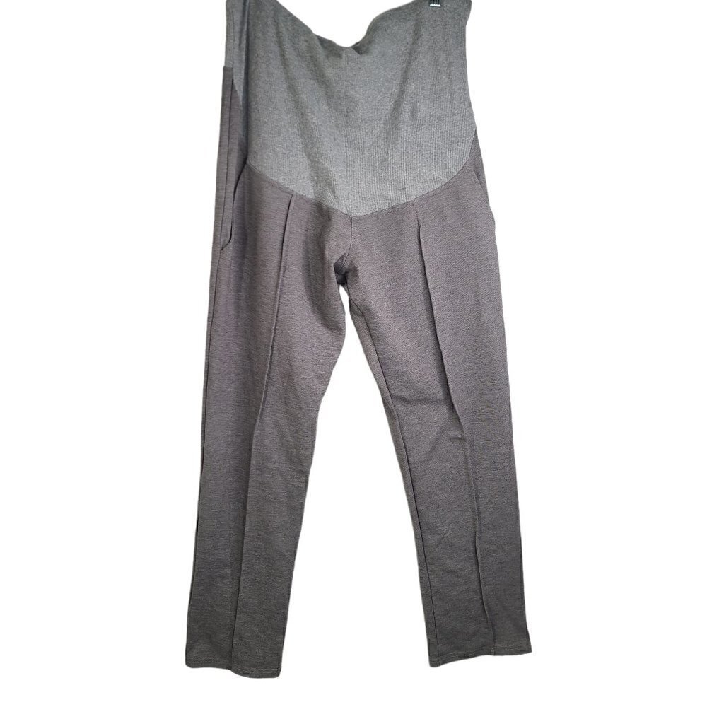 Maternity Gray Full Panel Support Lounge Pants